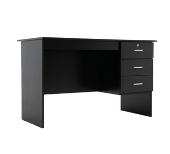 Orrion Study Desk w/ 3 Drawers Black