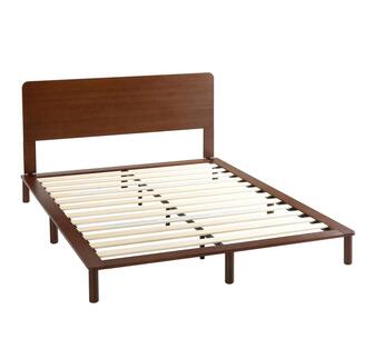 Osaka Coffee Bean King Single Bed Frame Brown