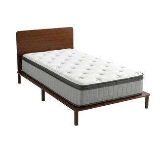 Osaka Walnut Bed Frame & Napa Single Mattress Package