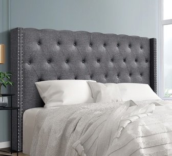 Oswin Bed Head Grey King