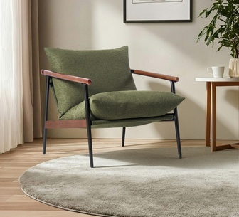 Oslo Green Sling Accent Chair