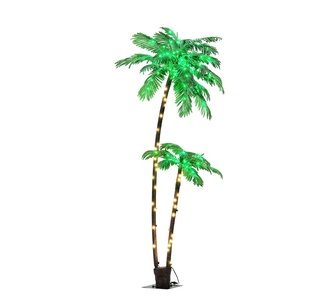Holly Jolly Palm Tree 2.1M LED Party Decoration Multi