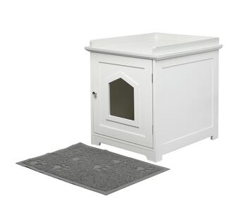 Palyn Cat Litter Box White