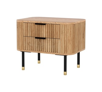Pams Wood Bedside Table