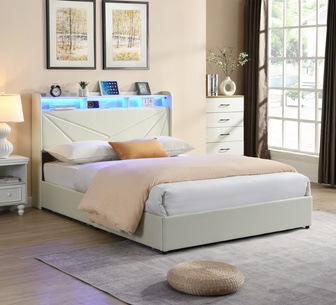 Panania Queen Bed w Drawers