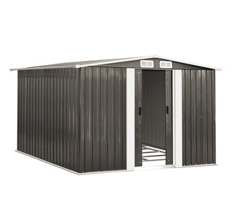 Parade 2.38x1.31m Grey Outdoor Storage