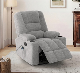 Patani Grey Massage Recliner