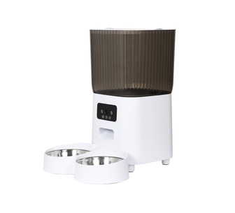 Pavlin 5L Auto Pet Feeder w Video Audio White