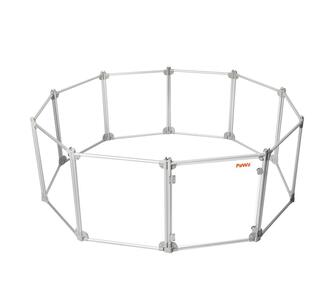 Paxley 10pcs Pet Playpen Grey