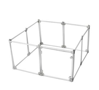 Paxley 8pcs Pet Playpen Grey
