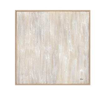Peaceful Dreaming Canvas Painting White