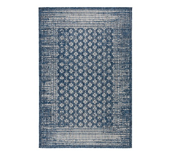 Pearl Floral Outdoor Rug 200X300cm Blue