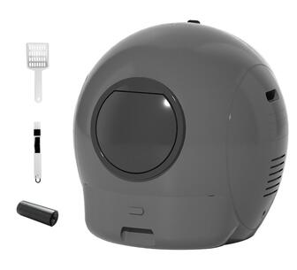 Penna Cat Litter Box Grey
