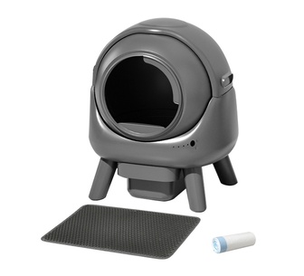 Pepparose 5L Cat Litter Box Dark Grey