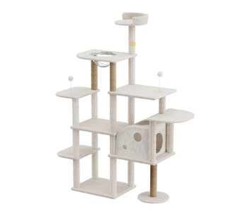 Perrylyn 170cm Cat Scratching Tree Beige
