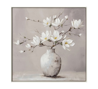 Petal Perfect Painting 83x83cm Canvas Wall Art