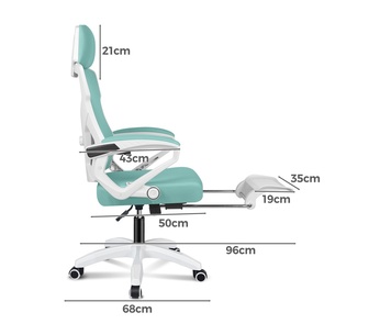 Pipen Cyan Mesh Office Chair