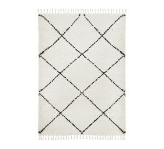 Piper 150x80cm White Rectangle Rug