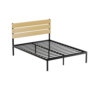 Piyo Double Black Metal Bed Frame