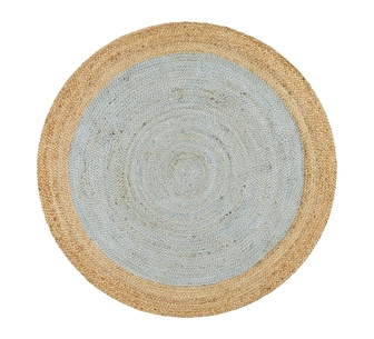 Pola 240x240cm Light Blue Round Rug