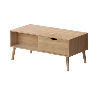 Quentin Oak 2 Drawer Storage Coffee Table