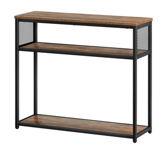 Quentin Dark Oak Industrial Look Hall Table