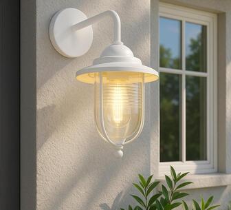 Quen Outdoor Wall Light White