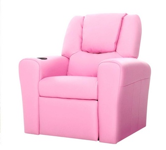 Quency Kids Recliner Armchair Pink