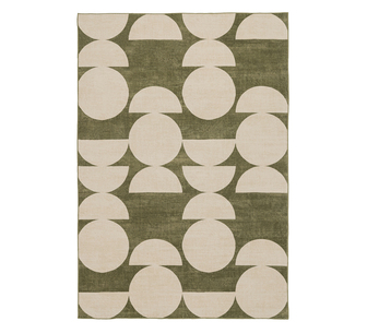 Rakel Green Washable Rug 370x270cm