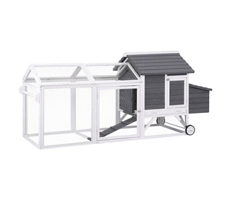 Rafaela White Grey Pet Enclosure