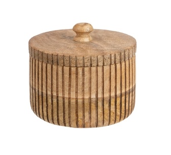 Raiko Handcrafted Round Box Natural