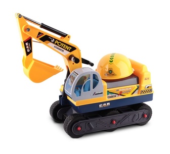 Raxo Kids Yellow Ride-On Digger