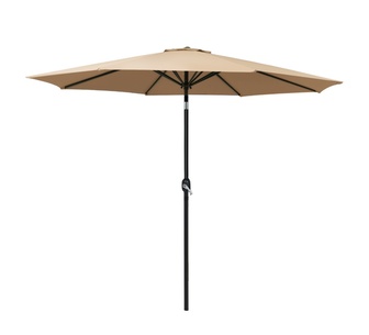 Aarush 2.7m Beige Outdoor Umbrella Pole Stand Garden Sun