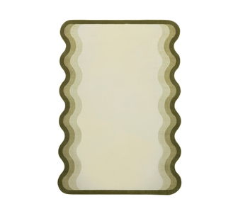 Raviel Green Washable Rug 370x270cm