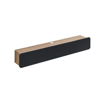 Reena Floating Entertainment Unit Black/Oak