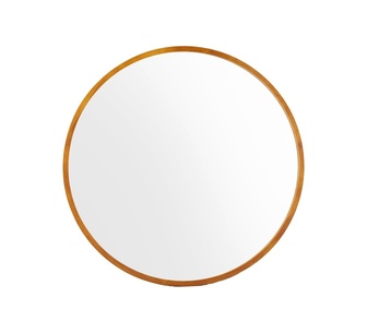 Reflecta 80cm Wood Round Wooden Wall Mirror