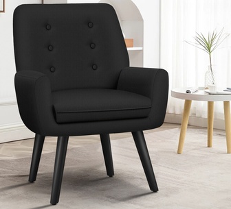 Rellemas Black Armchair