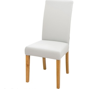 Pack of 6 Rems White Dining Chair Cover