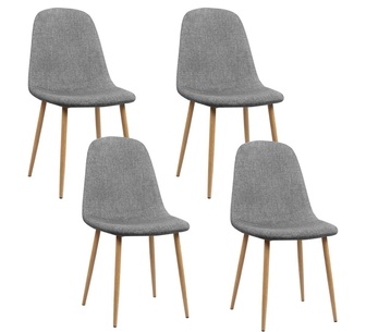 Set of 4 Reno Black Dining Chair