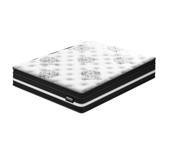 Resthavn 22cm Queen White Euro Top Memory Foam Mattress