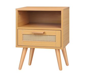 Riffa Wood Bedside Table