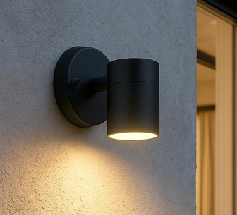 Rho Outdoor Wall Light Black