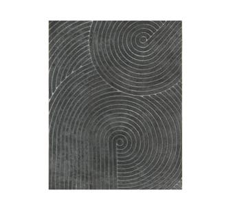 Riven 200x230cm Machine Washable Rug Textured Grey