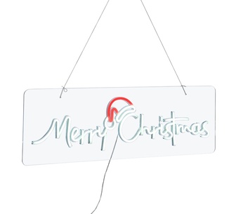 Sparklle Merry Christmas Sign 76cm Christmas Rope Lights