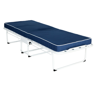 ROLLAWAY GUEST BED SINGLE WHITE