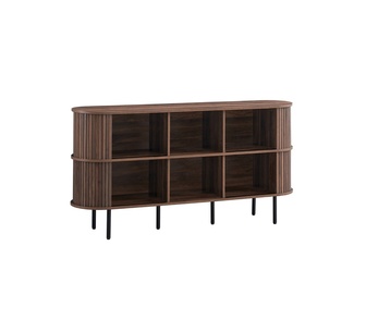 Rosalie 4 Door Walnut Slatted Buffet