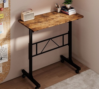 Ruiji Brown Adjustable Standing Desk