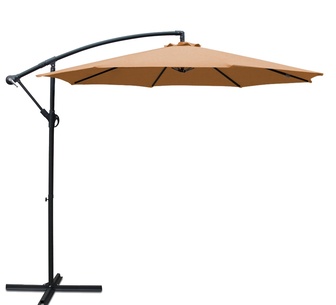 Aarush 3m Beige Outdoor Cantilever Umbrella