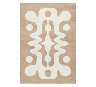 Rylin Beige Washable Rug 220X150cm
