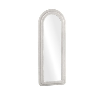 Saige 180cm White Arch Mirror